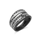Platinum Silver Stripe Cigar Band