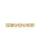 Delicate Marquise Bezel Set Diamond Band