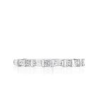 Round and Baguette Alternating Diamond Band