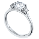 Platinum Semi-Mount Engagement Ring