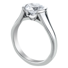 Platinum Semi-Mount Solitaire Ring