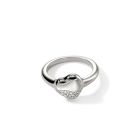 Pebble Heart Ring