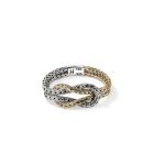 Mixed Metal Love Knot Ring