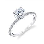 Round Cut Solitaire Engagement Ring - Joanna