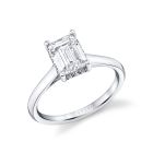 Emerald Cut Engagement Ring - Elliott