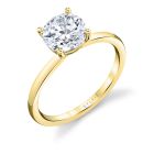 Round Cut Engagement Ring - Blake