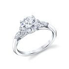 Round Cut Engagement Ring - Linnea