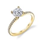 Round Cut Classic Engagement Ring - Adorlee