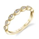 Diamond Stackable Wedding Band - Madeleina