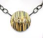 Mixed Metal & Diamond Pendant
