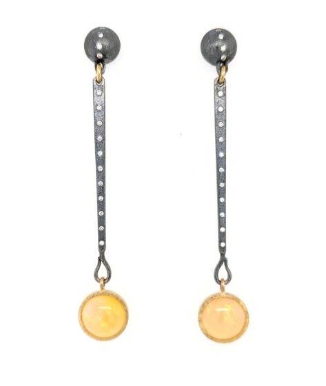 Ethiopian Opal Drop Earrings
