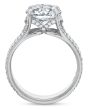 18K White Gold Engagement Ring