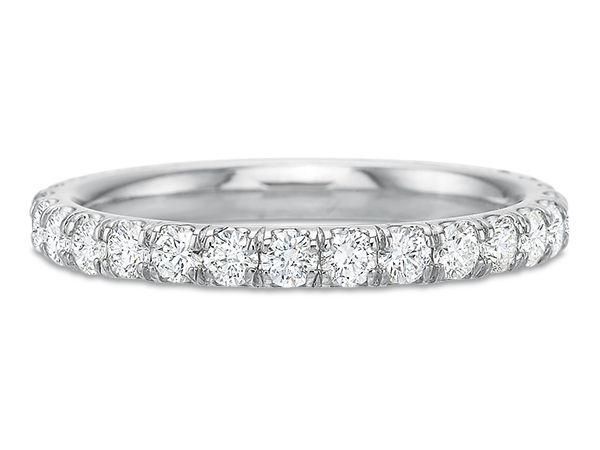 Platinum Comfort Fit Eternity Band