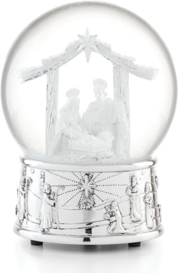 Musical Nativity Snow Globe