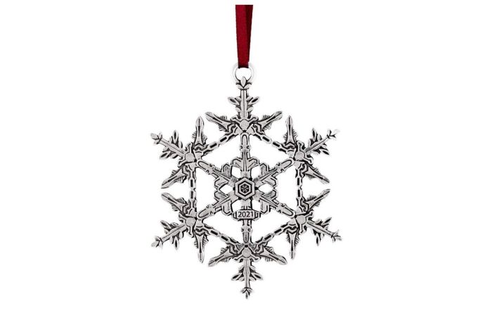 2021 Snowflake Bentley Ornament 