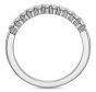 18K White Gold Diamond Band
