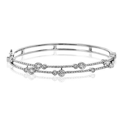 18K Diamond Bangle