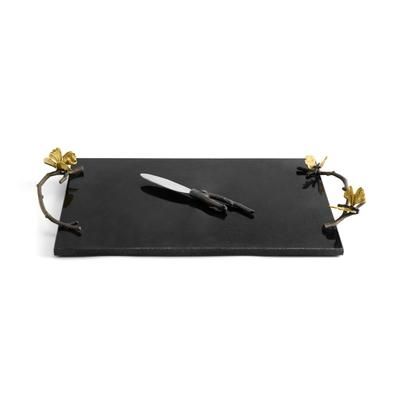Butterfly Ginkgo Cheese Board w/ Knife