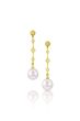18K South Sea Pearl Drop Earrings
