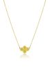 18K "Hive" Pendant with Champagne Diamonds