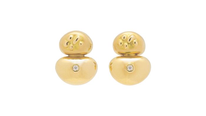 18K Gold & Diamond Earrings