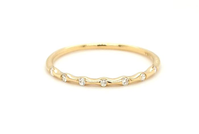Yellow Gold Stackable Ring