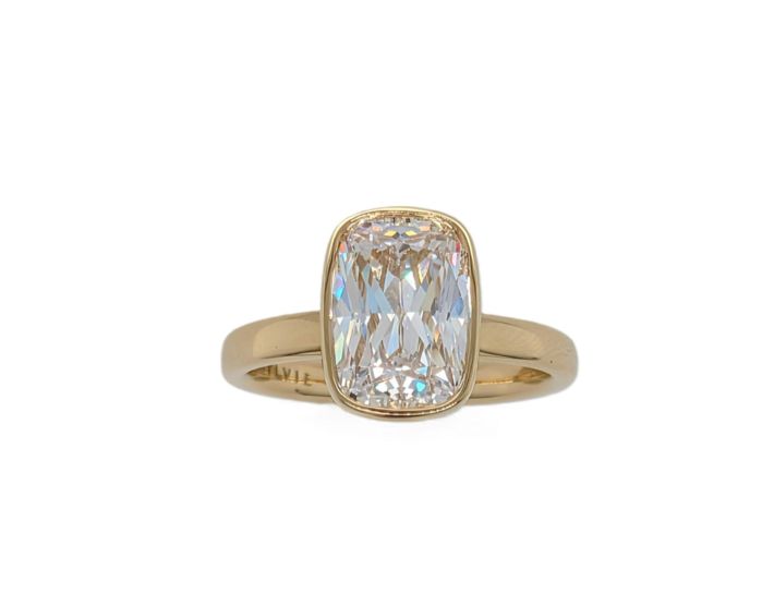 Cushion Cut Solitaire Engagement Ring