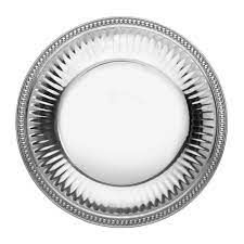 Flutes & Pearls Medium Round Tray