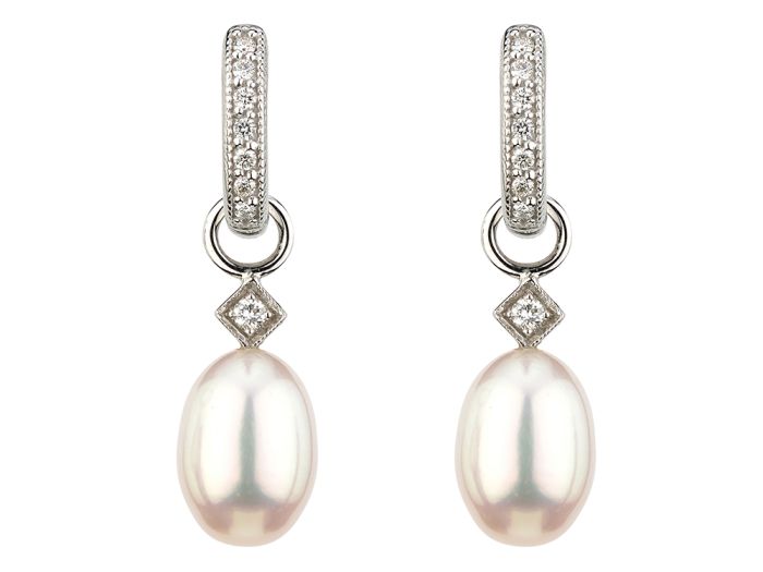 Pearl Briolette Earring Charms
