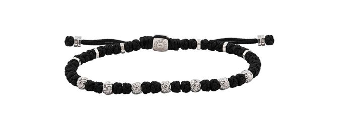 Macrame Knots Silver Bracelet