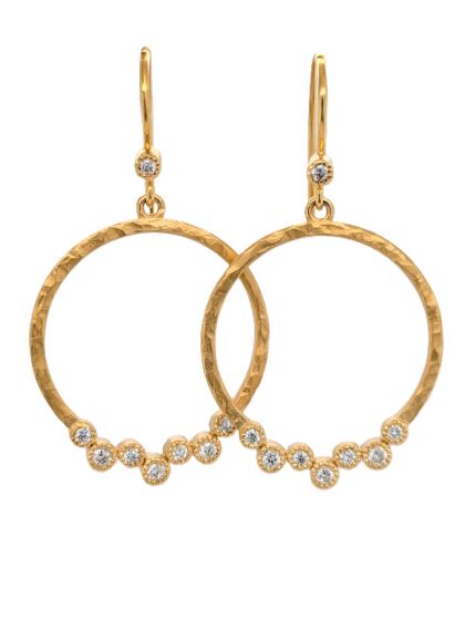 Circle Drop Earrings