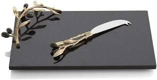 Olive Branch Cheese Board w/ Knife