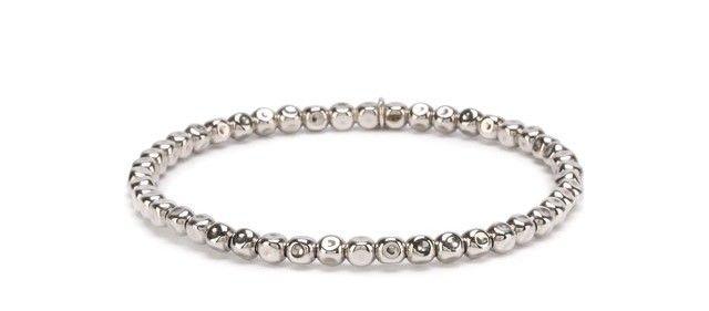 Silver Cube Bracelet